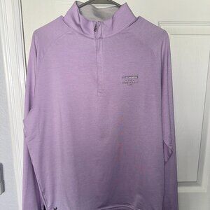 New,Peter Miller Mens's Madison Club Pullover, Size Medium, light purple